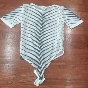 Wolford striped body suit